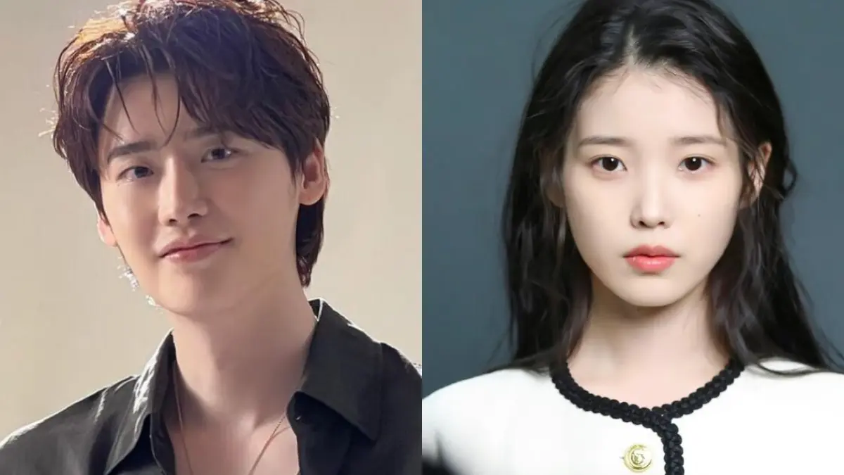 Potret aktris IU, yaitu Lee Ji Eun, dan aktor Lee Jong Suk (Foto: Koreaboo)