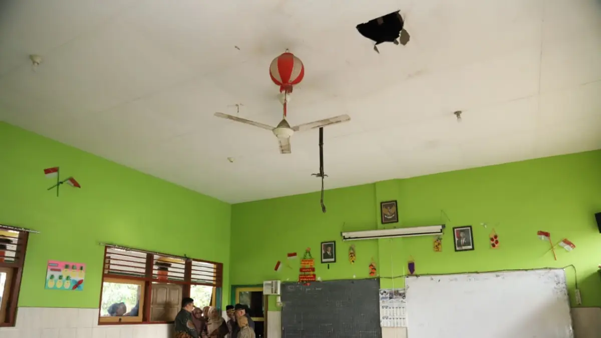 Ruang kelas SDN 2 Pakisjajar, Malang