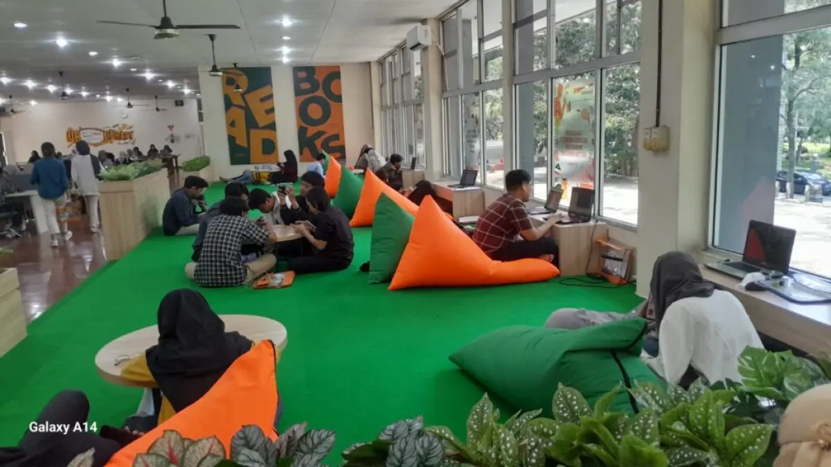 Tempat favorit mahasiswa Brawijaya di Perpustakaan (Sumber: Perpustakaan Universitas Brawijaya)