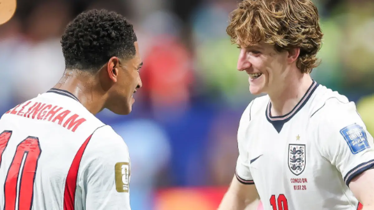 Anthony Gordon cetak gol pertama Inggris (X @FabrizioRomano)