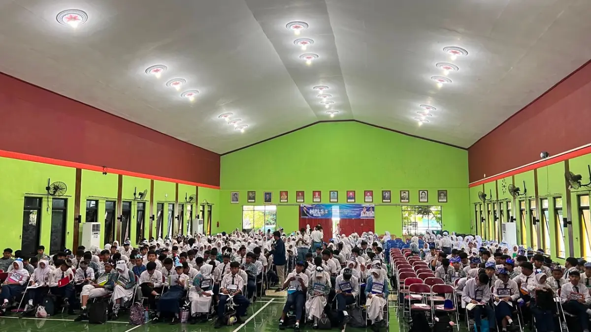 FOKUS: Para peserta didik baru antusias mengikuti MPLS di SMANGGI.