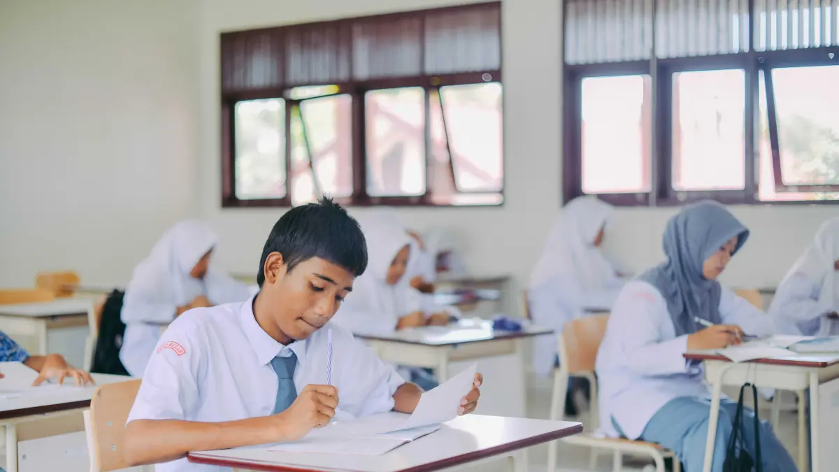 ILUSTRASI aktivitas belajar mengajar di sebuah sekolah (pexels) 