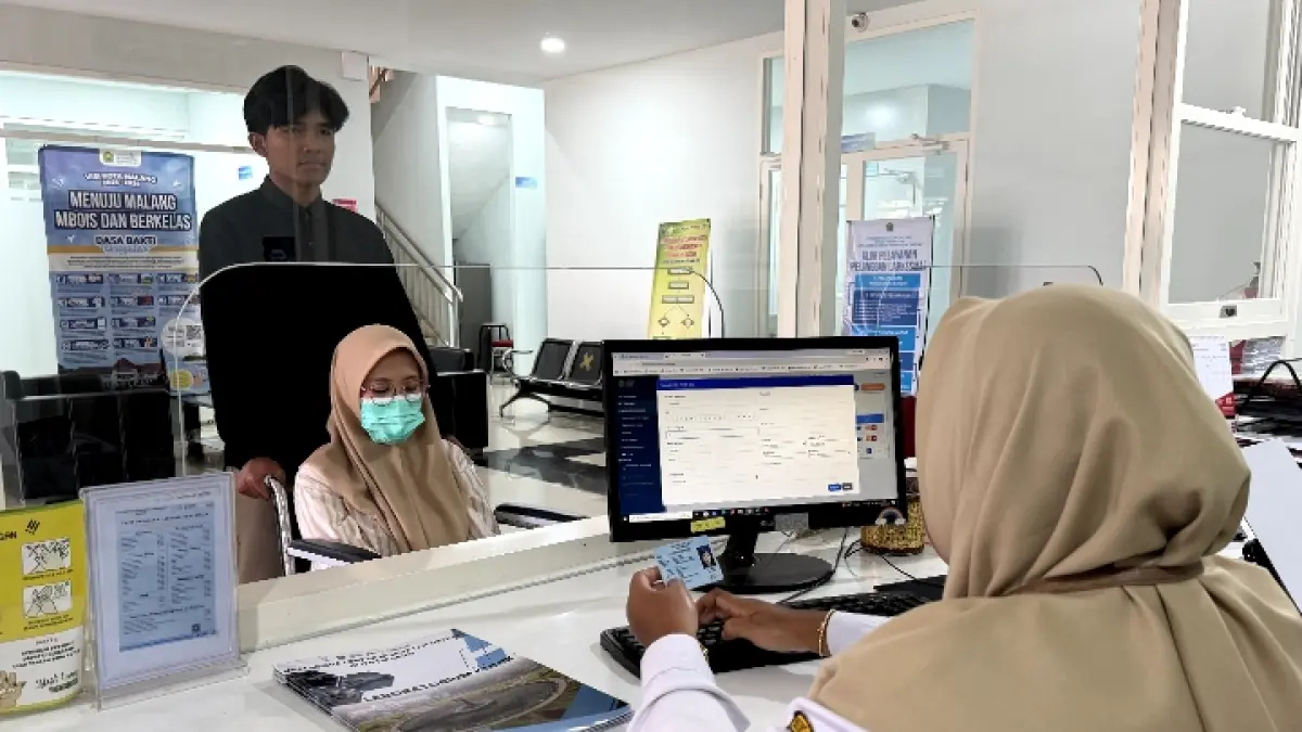 MUDAH: Pendaftaran di UPT Laboratorium Kesehatan Daerah (Labkesda) Kota Malang.