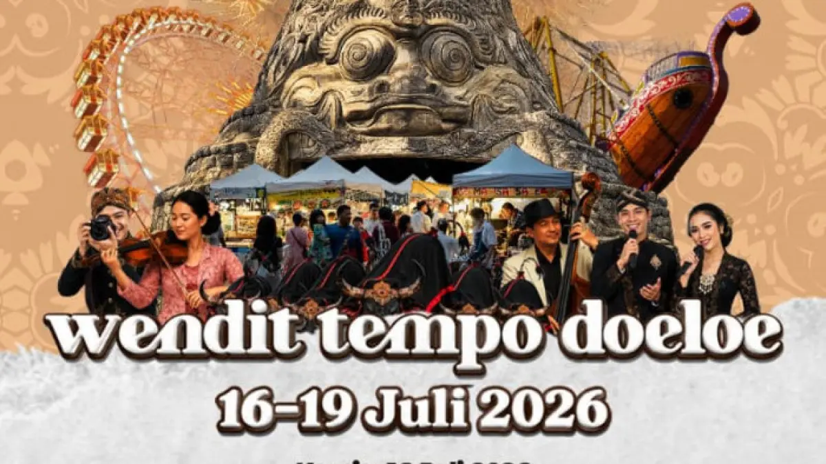Pamflet Wendit Tempo Doeloe 2026 (Instagram @newwisatawendit)