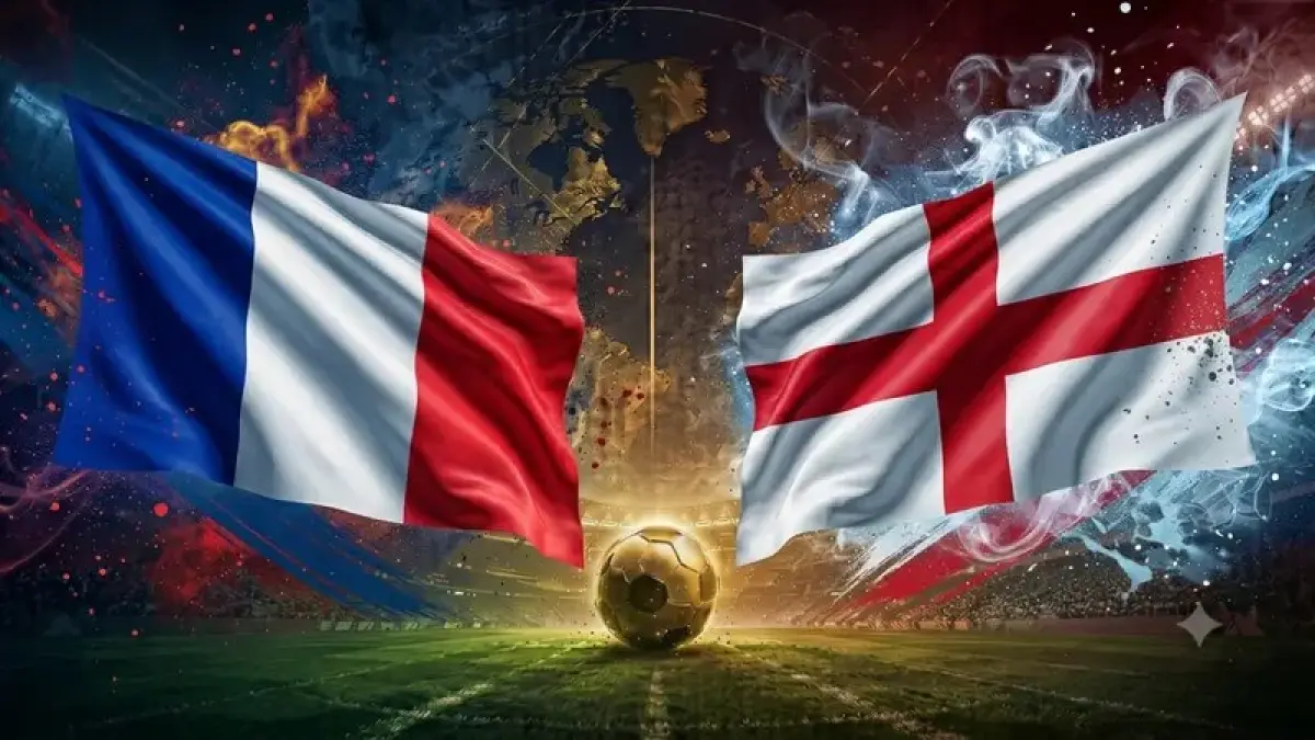 Prancis VS Inggris. (Bola.com / Google)