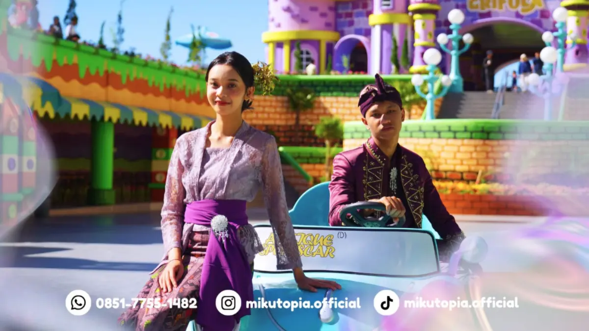Suasana sesi foto prewedding di kawasan Mikutopia Batu. (Dok. Mikutopia)