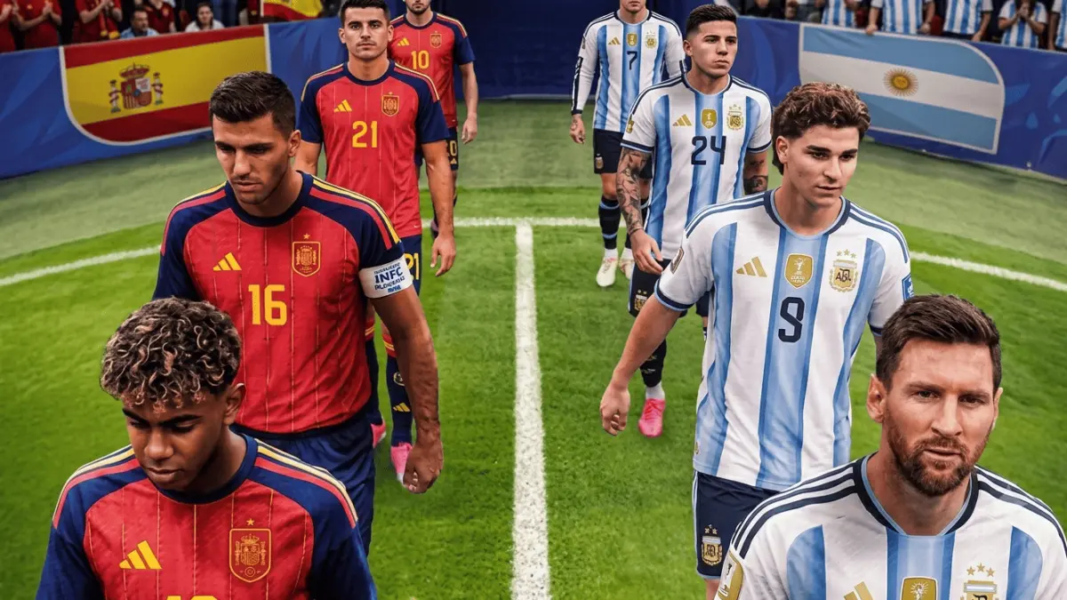 Spanyol VS Argentina Piala Dunia 2026. (Suara.com / Google)