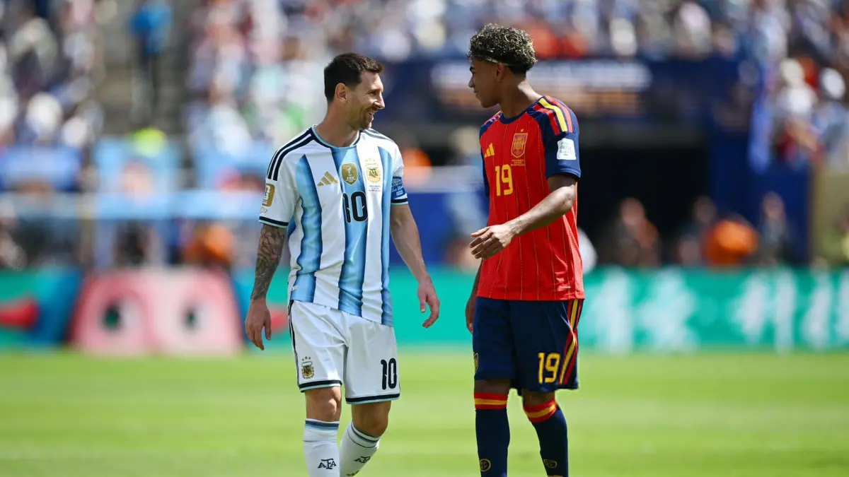 Babak pertama final Piala Dunia 2026 antara Argentina dan Spanyol berakhir imbang (X/HQpcrt)