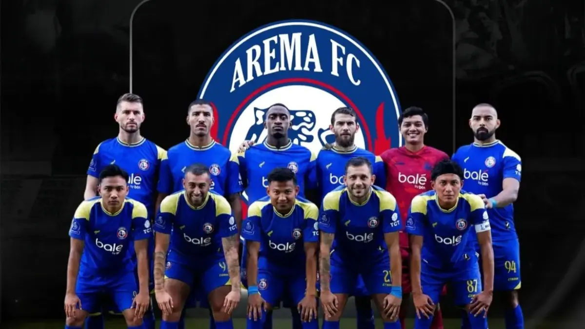 Skuad Arema FC. (Sumber: Instagram/@aremafcofficial)
