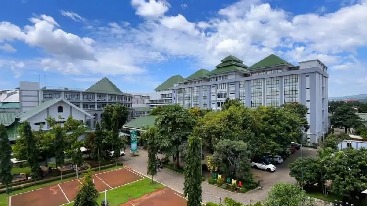 Bangunan gedung Universitas Islam Malang (Sumber: baupk unisma - Unisma Malang)