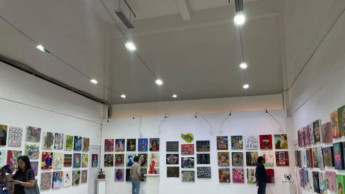 BERKELAS: Gelaran seni tahunan Mini Art Malang (MAM). Foto: FIB UB