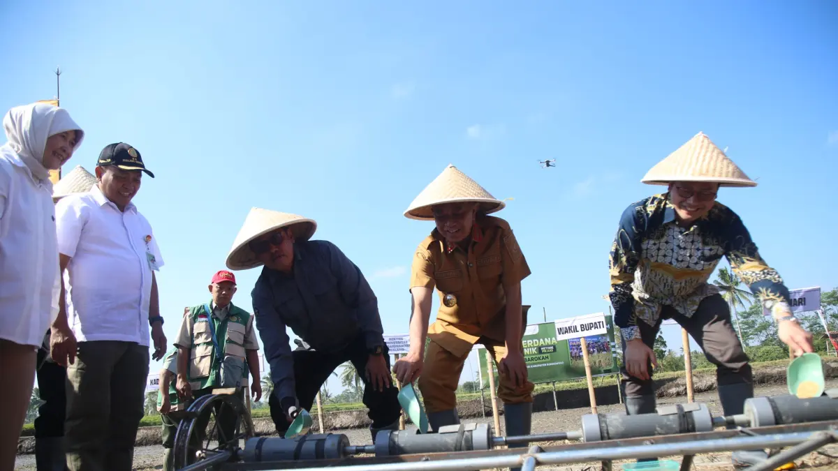 SUKSES: Universitas Muhammadiyah Malang (UMM) secara mutlak memimpin dan menjadi pionir pengembangan pertanian organik di Kabupaten Bondowoso.