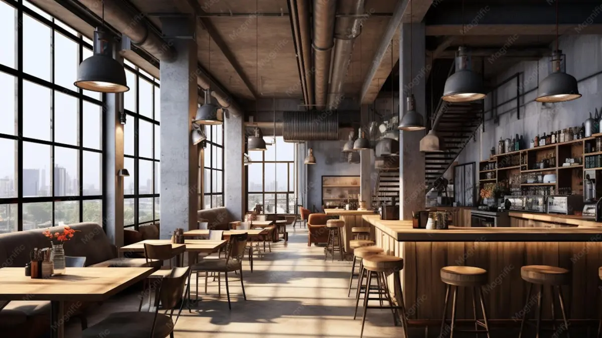 Ilustrasi Cafe Industrial (Google)