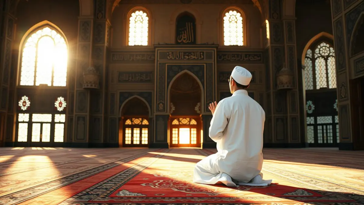 Ilustrasi Orang Beribadah Islam (Google)
