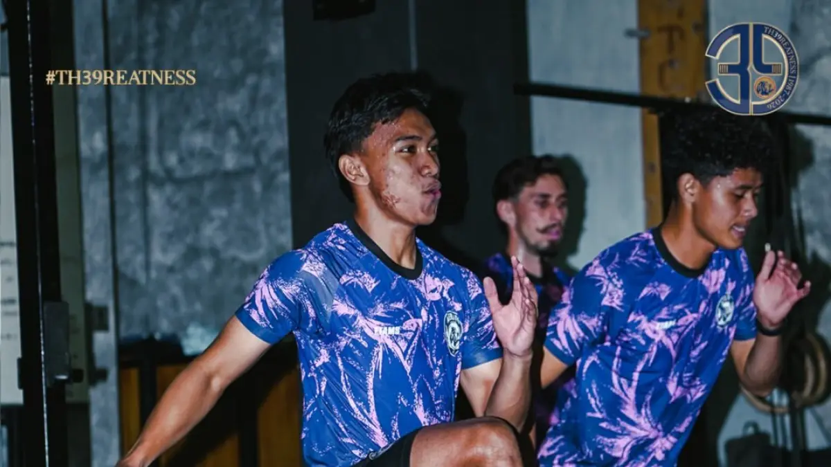 Pemain Arema berlatih di Gym. (Sumber: Instagram/@aremafcofficial).