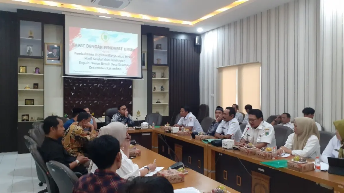 TERIMA ASPIRASI: Rapat Dengar Pendapat Umum (RDPU) di ruang rapat Narasinghamurti, gedung DPRD Kabupaten Malang. Foto: Indah Mei Yunita