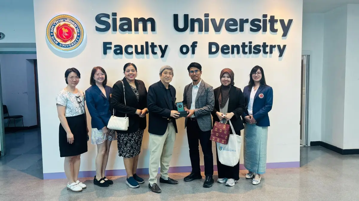KERJA SAMA: Fakultas Kedokteran Gigi Universitas Brawijaya (FKG UB) melaksanakan kunjungan akademik ke tiga fakultas kedokteran gigi terkemuka di Thailand pada tanggal 28–30 Mei 2026.