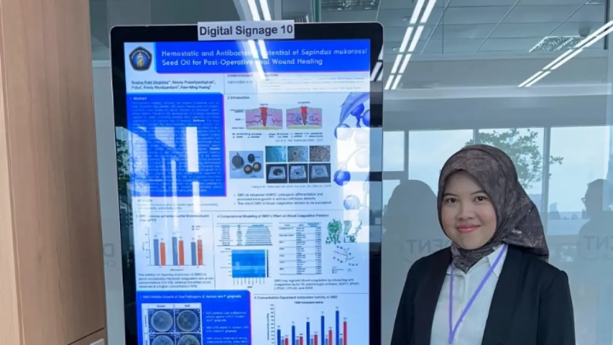 Sekretaris IRO FKG UB, Regina Putri Virgirinia, S.Si., M.Sc., D.Sc.&nbsp;