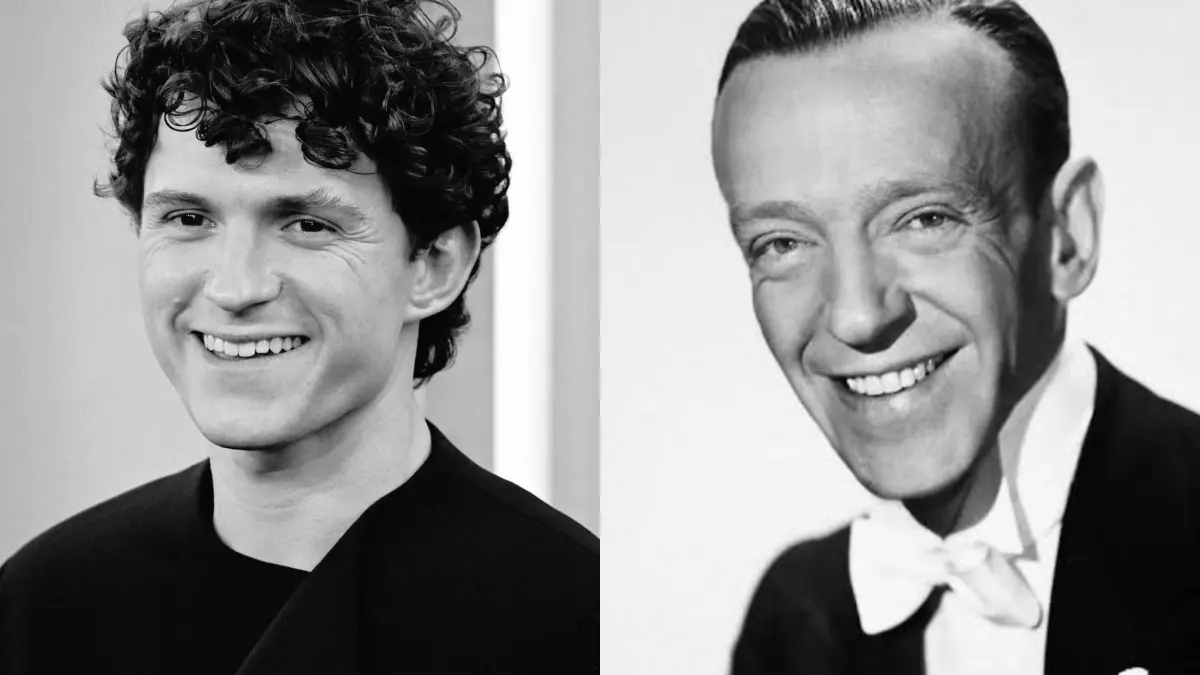 Tom Holland dan Fred Astaire (Wikipedia dan Golden Globes)