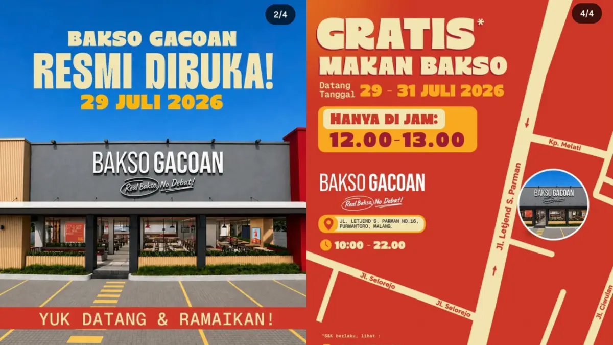 Promo Bakso Gacoan (Instagram/unikinfold)