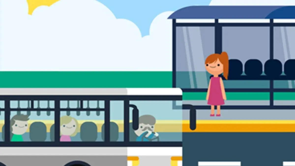 Ilustrasi Bus lewat Jalan Tol (freepik)