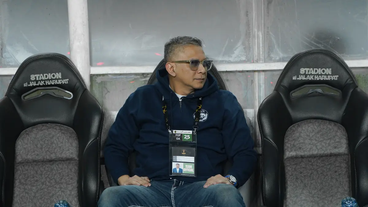 Iwan Budianto, CEO Arema FC di Stadion Si Jalak Harupat. (Sumber: Website Resmi Arema FC).