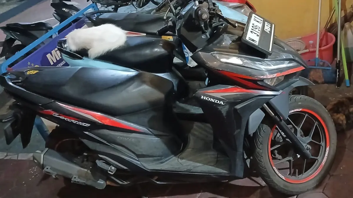 Honda Vario yang hendak dicuri. (Humas Polresta Malang Kota)