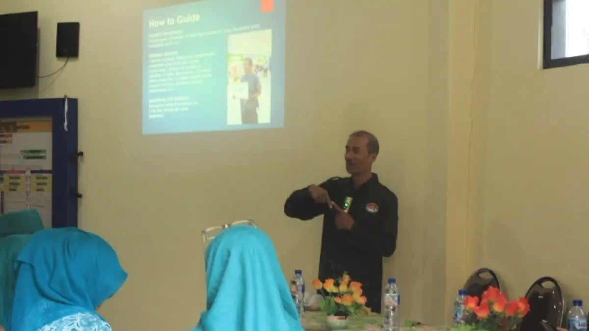 GALI POTENSI: Pemaparan sosialisasi oleh Heri Mujiono, S.E., M.M.