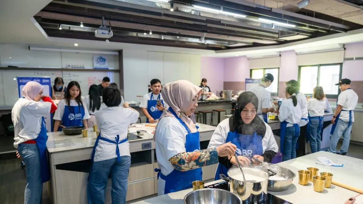 TERAMPIL: BRI bekali PMI di Taiwan dengan kewirausahaan yang sesuai.