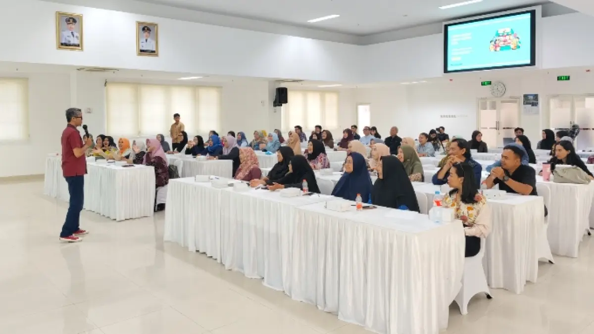 ANTUSIAS: Suasana Bimbingan Teknis (Bimtek) bertema Branding Kuat, Konten Kreator Hebat.