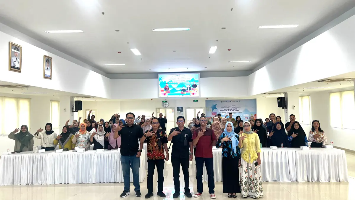 KOMITMEN: Bimbingan Teknis (Bimtek) bertema Branding Kuat, Konten Kreator Hebat yang diselenggarakan pada Kamis, 30 Juli 2026 di Whiz Block Office, Hall B.