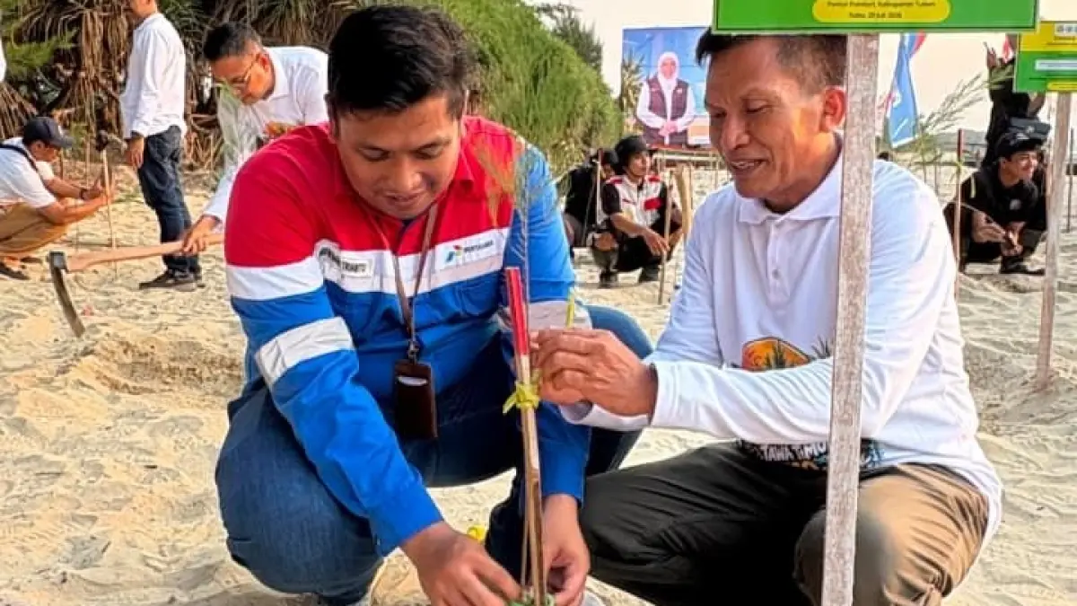 PEDULI: Pantai Panduri sebagai lokasi Festival Mangrove Jatim ke-10