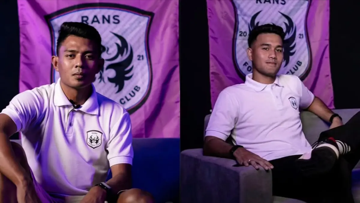 Dedik Setiawan dsn Muhammad Rafli diperkenalkan RANS Nusantara. (Dokumen RANS Nusantara)