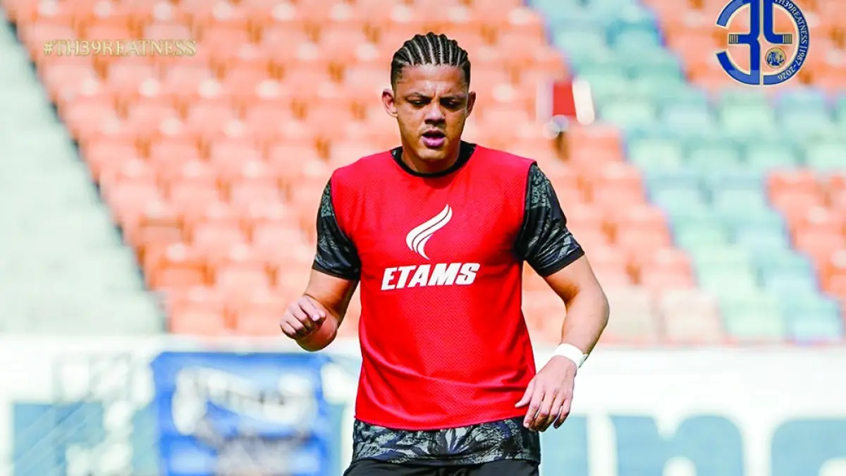 TAMPIL BEDA: Center Back Arema FC Walisson Maiai tampil dengan model rambut cornrow selama gelaran Piala Presiden 2026.