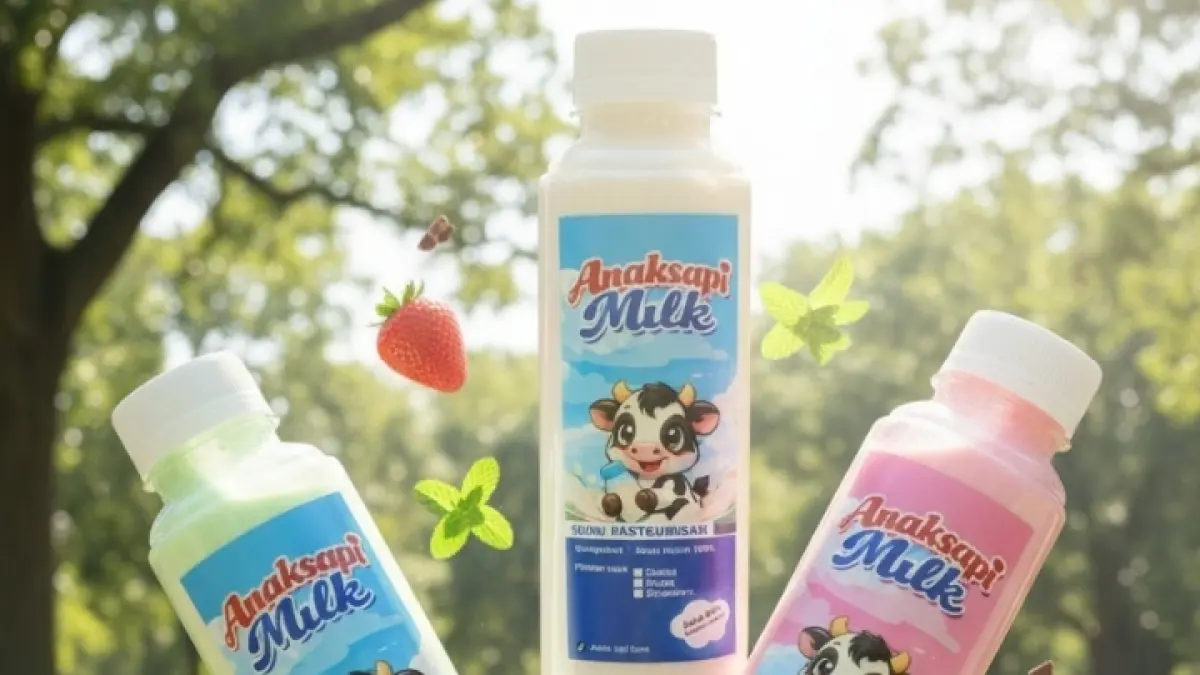 UNGGULAN: Produk dari usaha peternakan sapi perah.