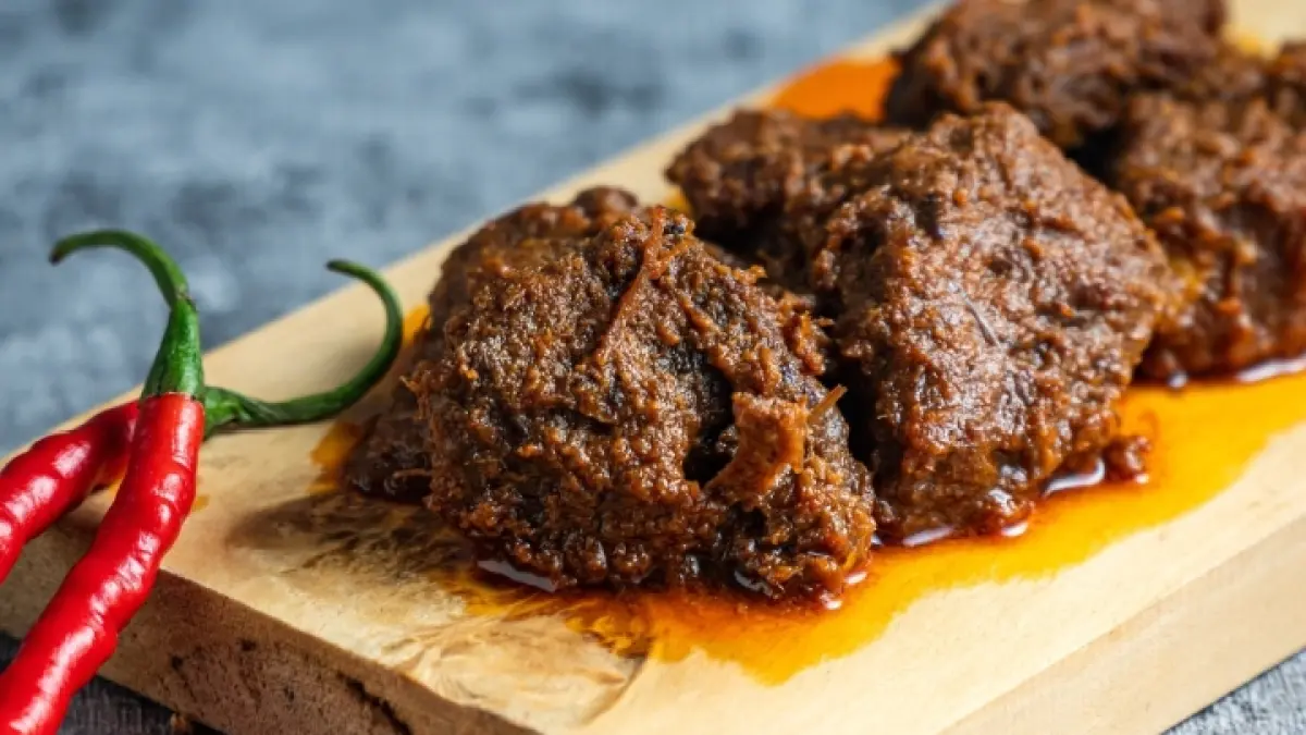 NIKMAT: Rabundo dengan bumbu yang khas.