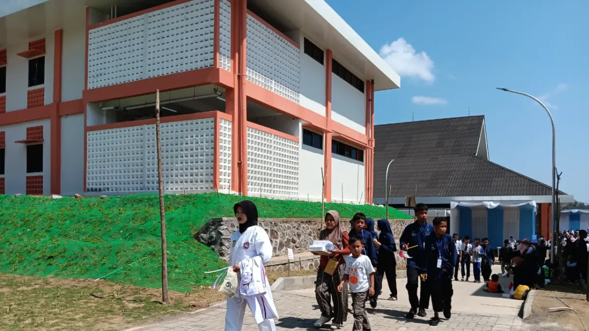 Siswa SRT 1 Kabupaten Malang menjalani MPLS. (Indah Mei Yunita/Radar Malang)