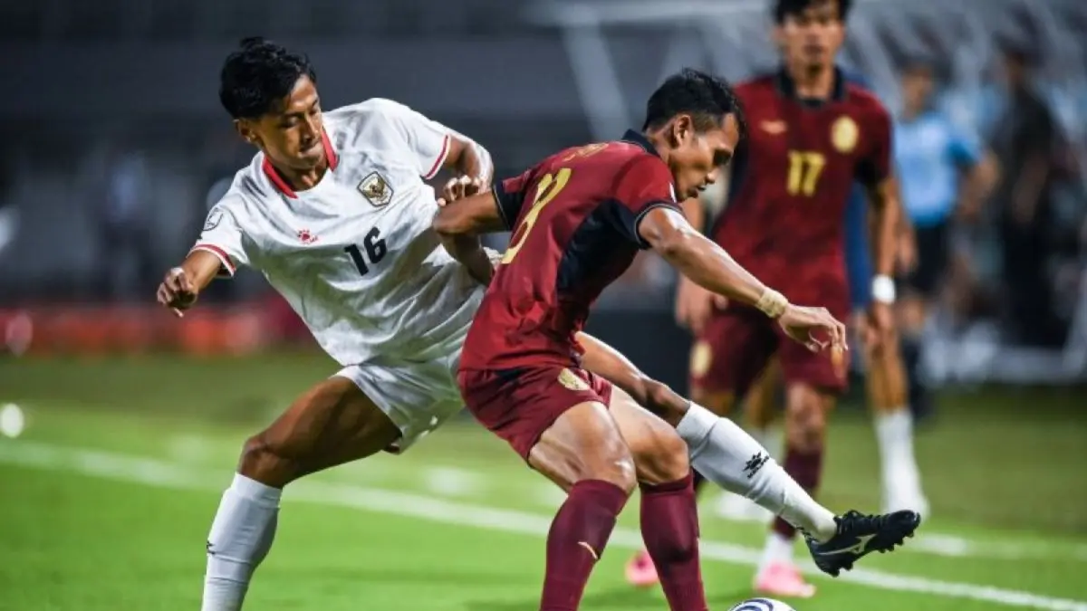 Timnas Indonesia saat berduel dengan Timor Leste. Sumber: Antara News.