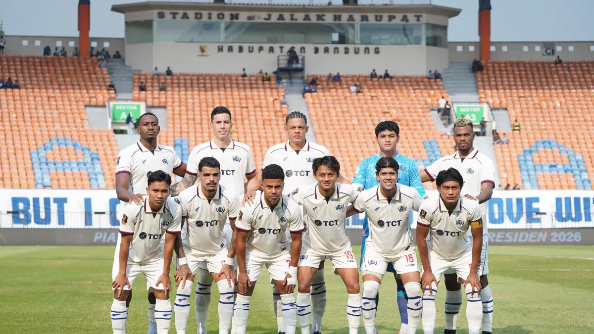 Skuad Arema FC. Sumber: Website Resmi Arema FC Official.