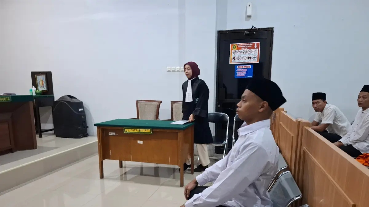 Terdakwa kasus asusila menjalani sidang di Pengadilan Negeri (PN) Kepanjen.