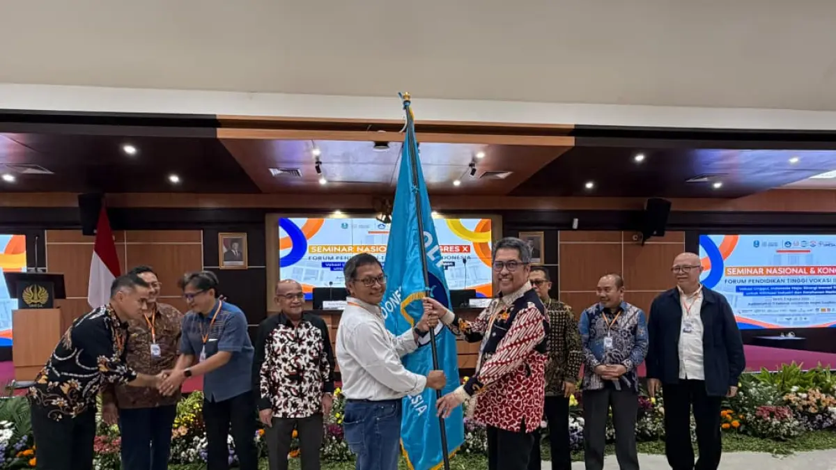 Pengukuran Mukhammad Kholid Mawardi menjadi Ketua Forum Pendidikan Tinggi Vokasi Indonesia (FPTVI). 