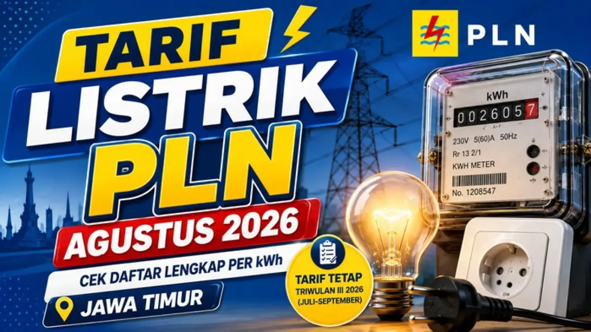 Ilustrasi tarif listrik PLN Agustus 2026 yang dipastikan tidak mengalami kenaikan. (Foto: detik.com)
