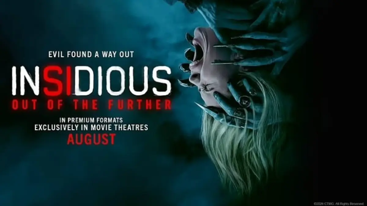 Poster film Insidious: Out of the Further yang tayang Agustus 2026. (Foto: Sony Pictures/CTMG via whentostream.com)