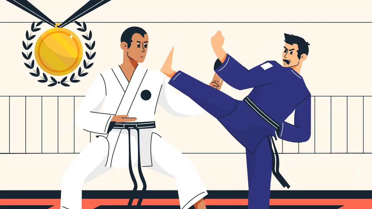 Illustrasi Taekwondo (Freepik)
