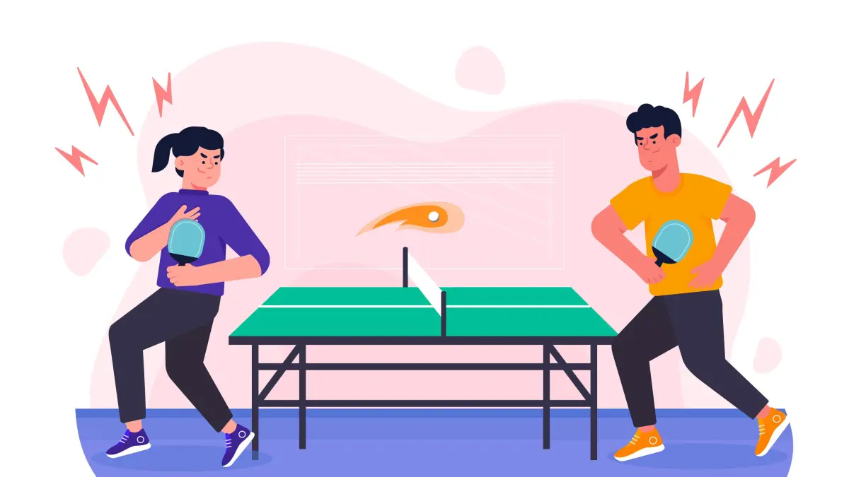 Illustrasi Tennis Meja (Freepik)