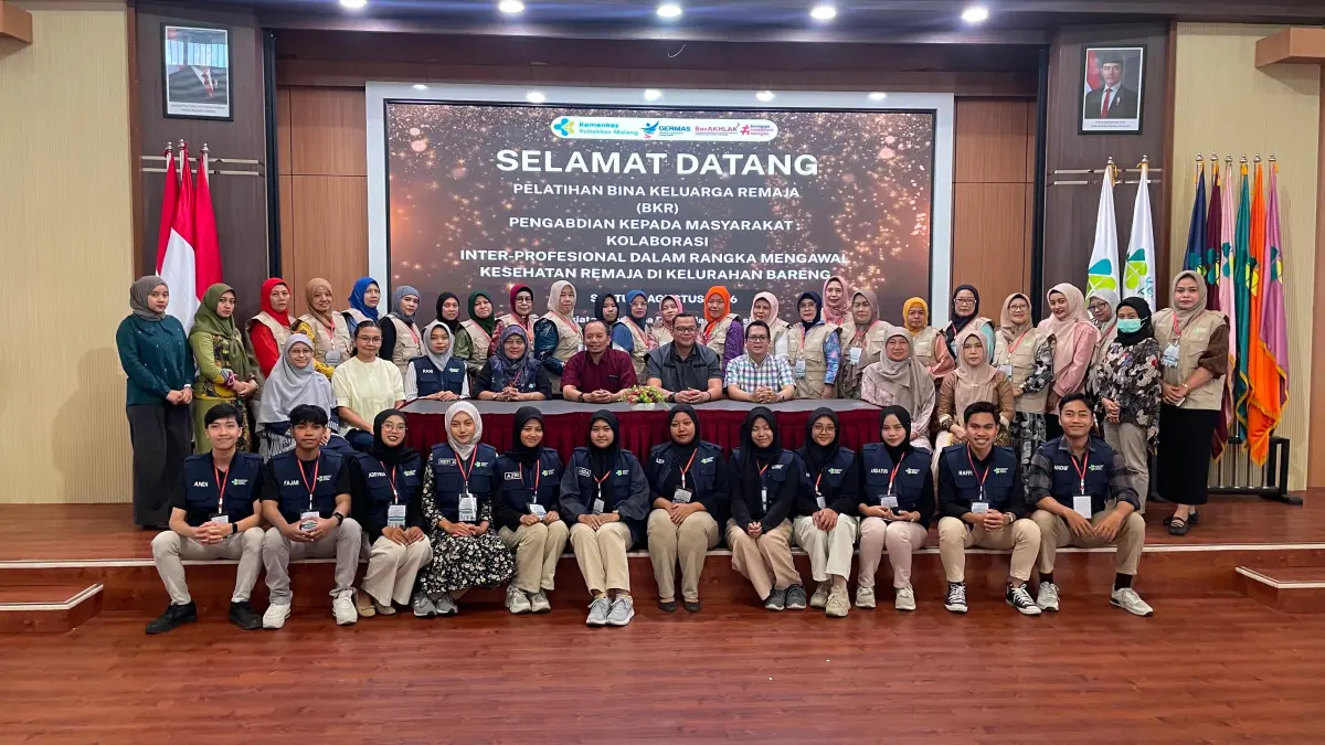 KOLABORASI: Tim Pengabmas Skema PPDM Jurusan Keperawatan Poltekkes Malang Gelar Kolaborasi Interprofesional Kawal Kesehatan Remaja di Kelurahan Bareng.&nbsp;