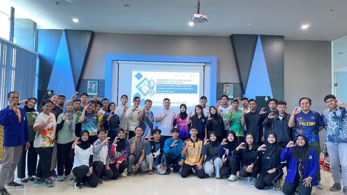 Dok. Dokumentasi peserta Sosialisasi Pertolongan Pertama Cedera Olahraga.
