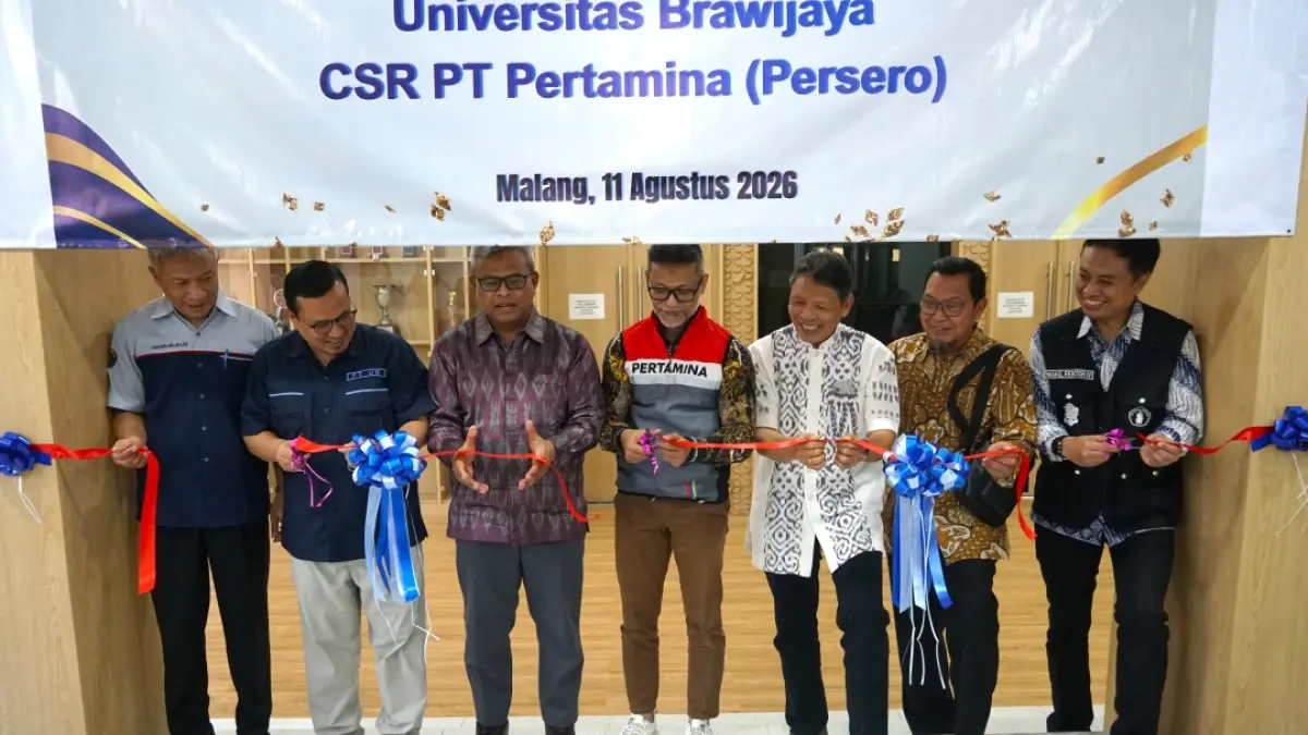 Fakultas Teknik Universitas Brawijaya (FTUB) bersama PT Pertamina (Persero) melaksanakan serah terima hasil revitalisasi Gedung Teknik Mesin 1.