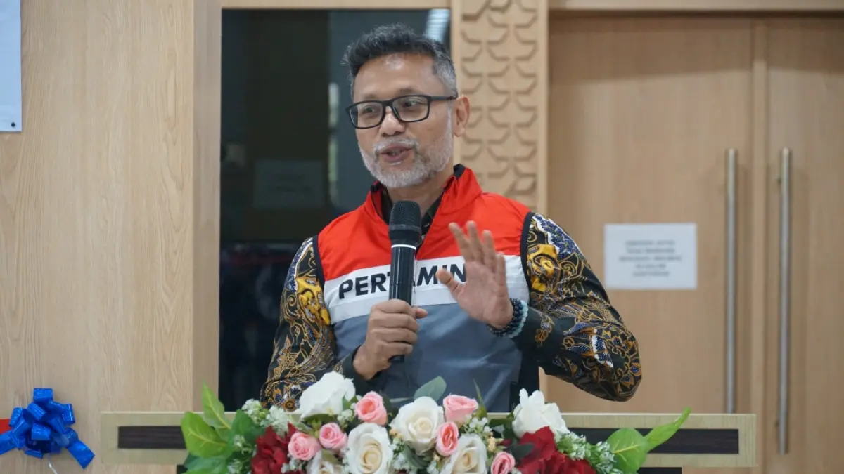 OPTIMISTIS: Corporate Secretary PT Pertamina (Persero) Mohamad Roby Hervindo.
