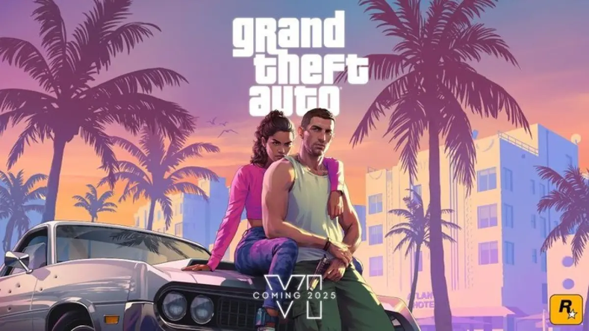 Poster resmi Grand Theft Auto VI (GTA 6) besutan Rockstar Games. Foto: Rockstar Games via detik.com